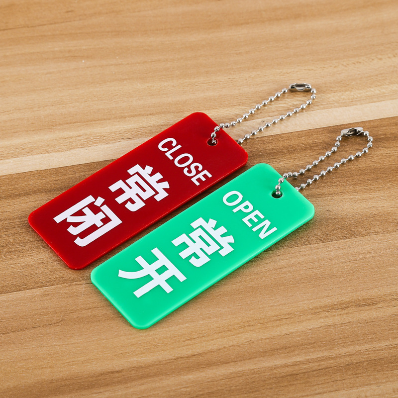 Acrylic Open-constant and Close-constant Electrical and Mechanical Equipment Safety Sign Wholesale Factory High Temperature Warning Sign