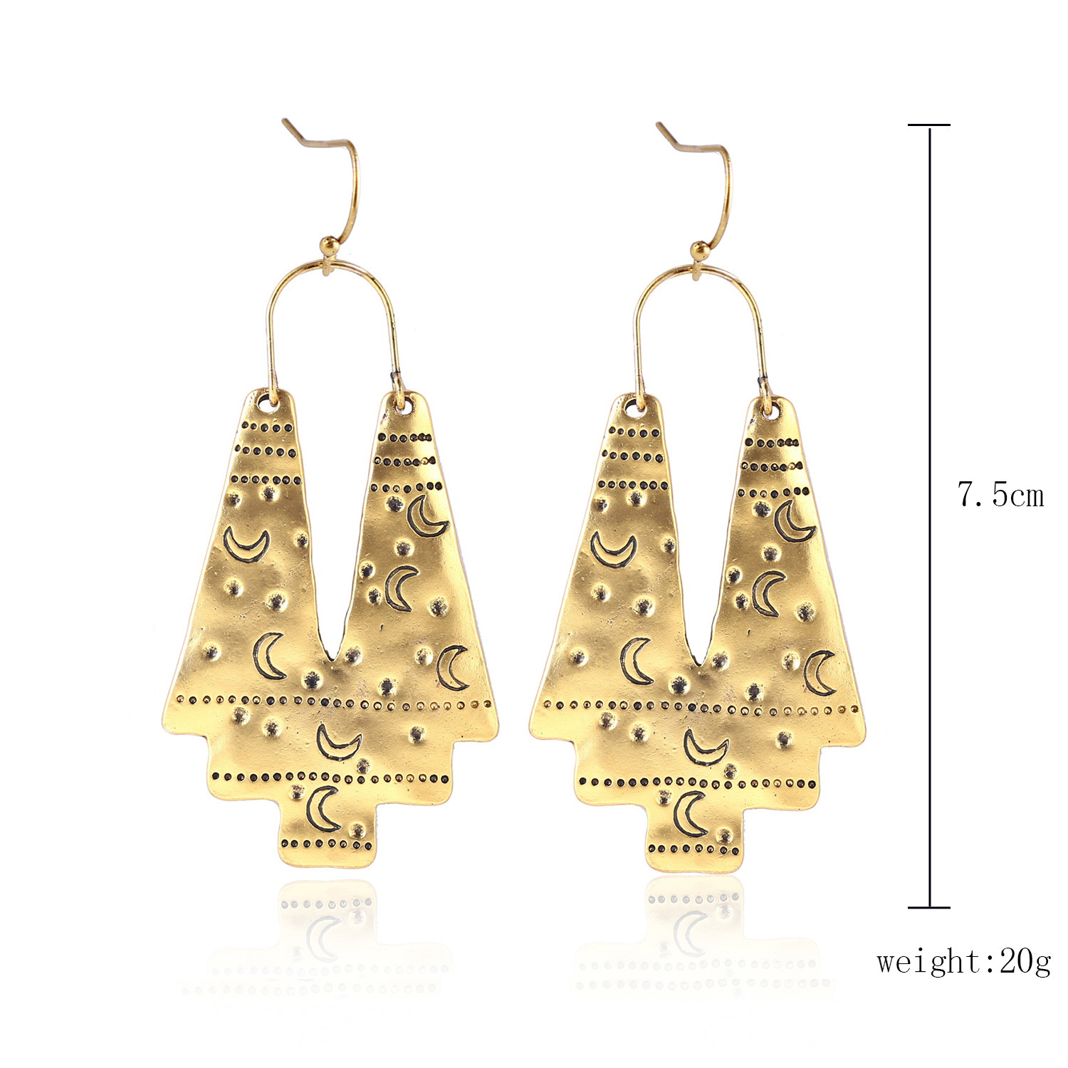 Nihaojewelry Creative Geometric Fashion Exaggerated Earrings Wholesale display picture 10