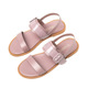 2023 Summer New Sandals Women's Flat Bottom Student Ins Fashion Roman Shoes Large Women's Shoes 41-43