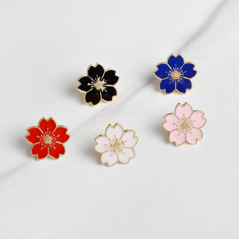 Fashion Flower Alloy Enamel Women's Brooches display picture 4