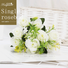 The new Amazon specializes in artificial fake rose plants, home wedding decoration eternal bouquets, factory direct sales