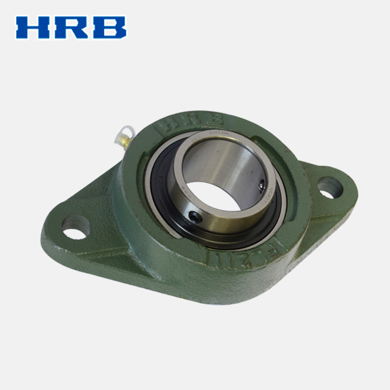 HRB UCFL211 哈尔滨轴承带座外球面带座菱形 L90511  品牌直销