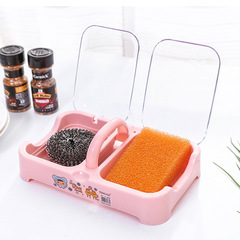 Covered double-layer creative laundry soap tray soap dish, large portable multi-layer with cover double-layer travel soap dish