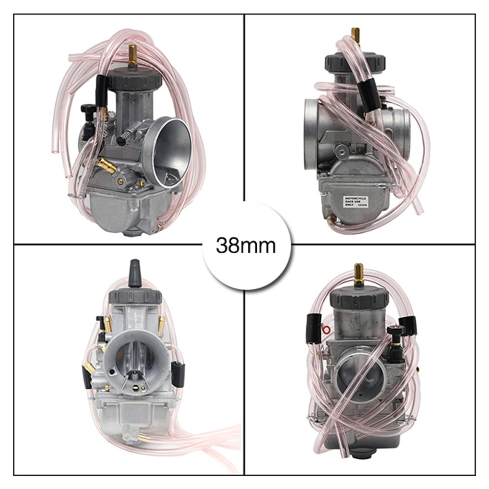 Atv Motorcycle Universal Carburetor Pwk33 35 34 36 38 40 42mm + Oil Nozzle Measuring Hole