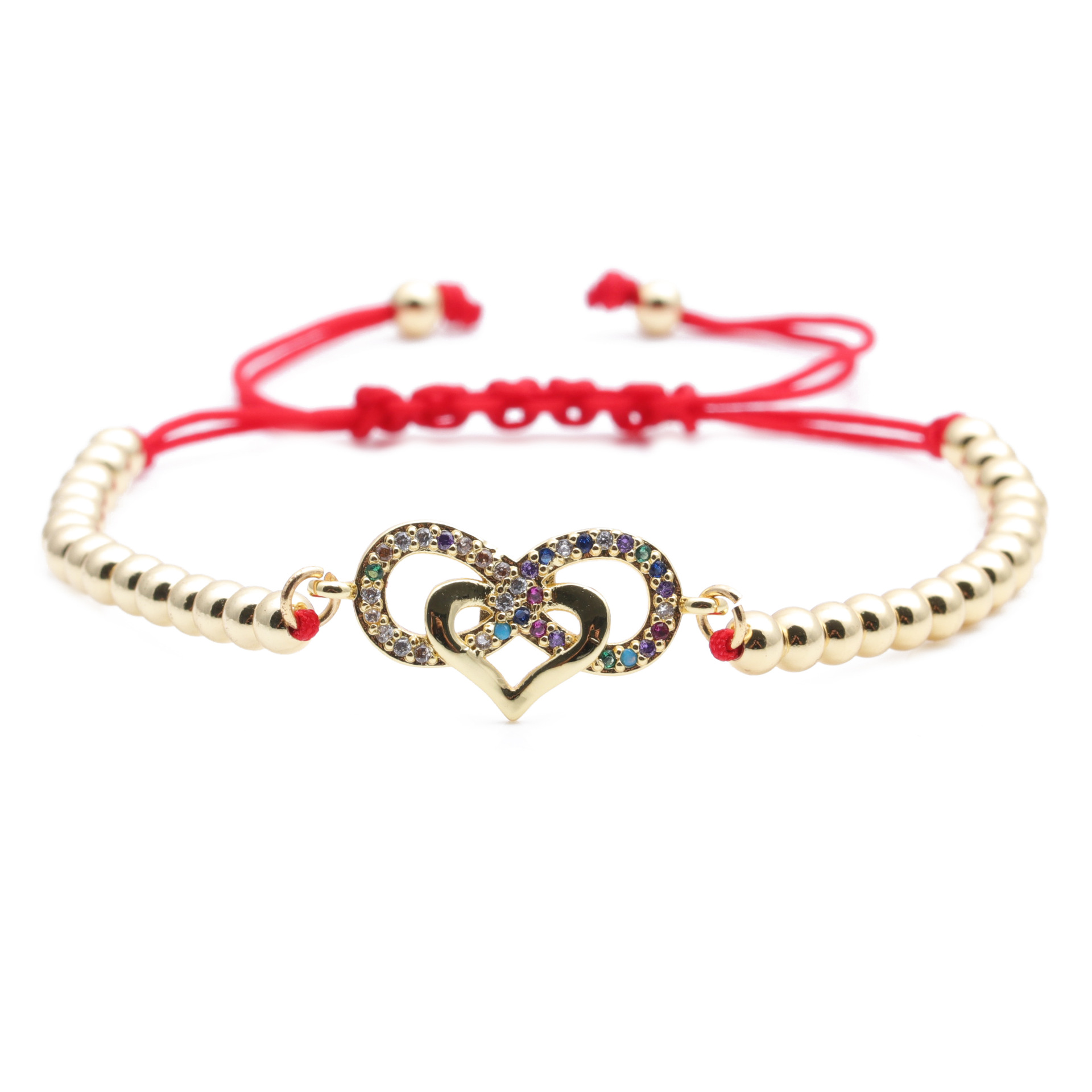 new copper love evil eye bracelet