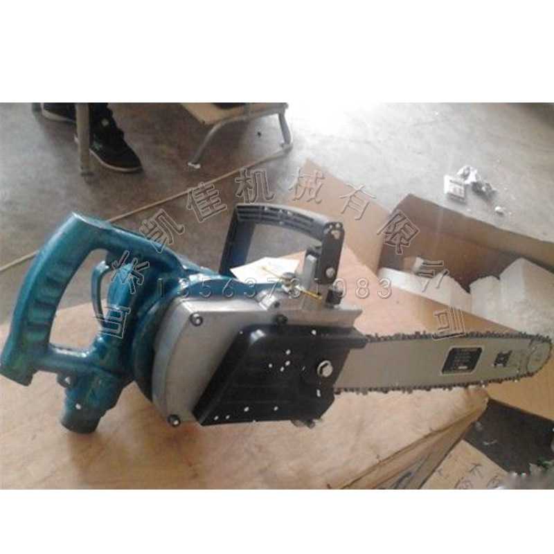 手提式汽油切割链锯 玉石古玩石切割锯 便携桥梁混凝土钢筋切割锯