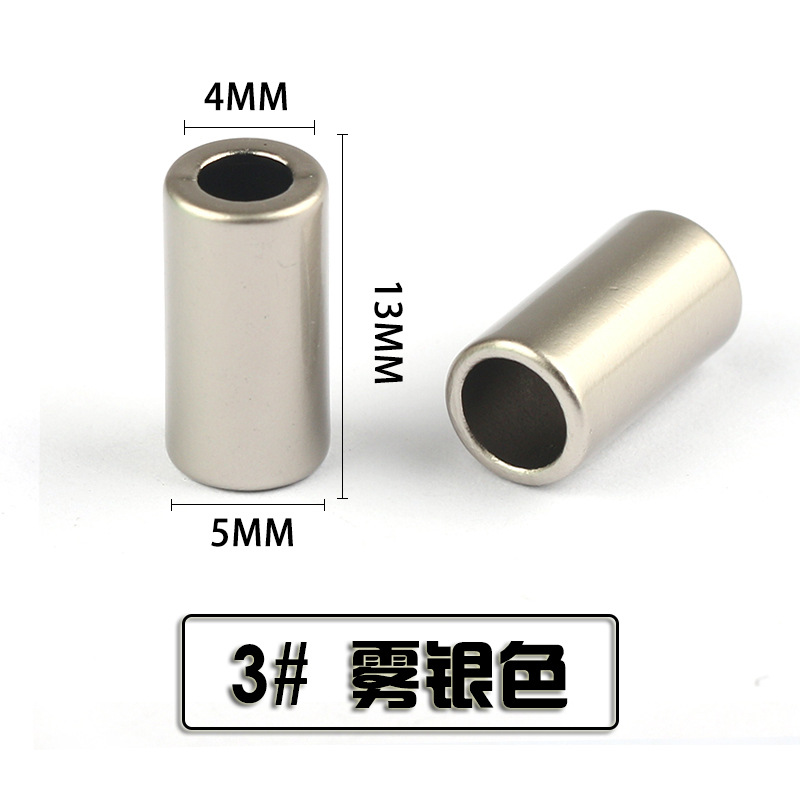 Fuente de la fábrica Nueva campana de metal suéter abajo chaqueta cordón hebilla cuerda elástica hebilla de metal hebilla de aerosol