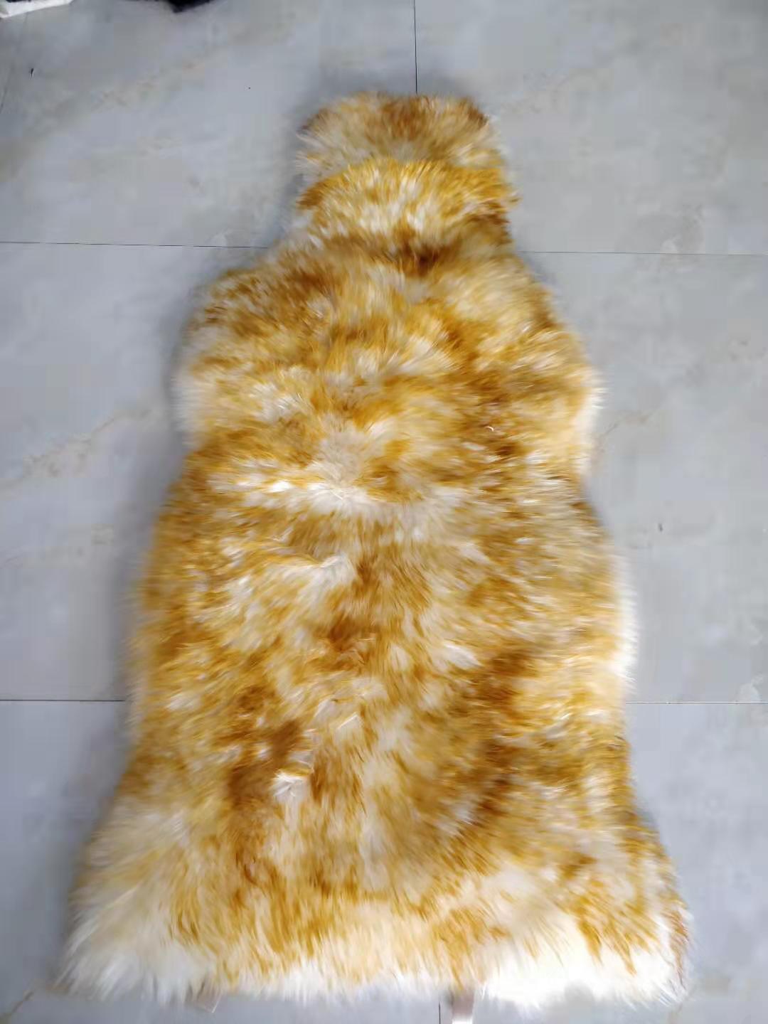 Car Seat Cushion Export Single Piece Winter Wool Cushion Goatskin Cushion Export Wool Cushion Fur Integrated Car Seat Cushion