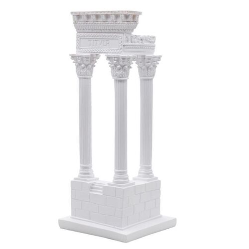Greek Ancient City Temple Building Model Roman Column Decorative Item European Style Decoration Statues of Gypsum Columns Resin Sculpture 