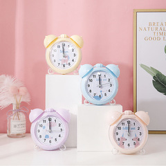 Factory wholesale alarm clocks, plastic small alarm clocks, creative retro alarm clocks, imitation bell decorative alarm clocks, drop shipping