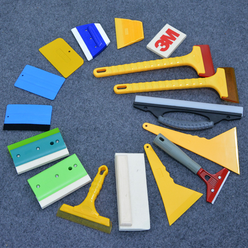 刮板贴膜写真广告壁纸橡胶软刮胶板塑料刮片汽车改色膜工具铲胶器