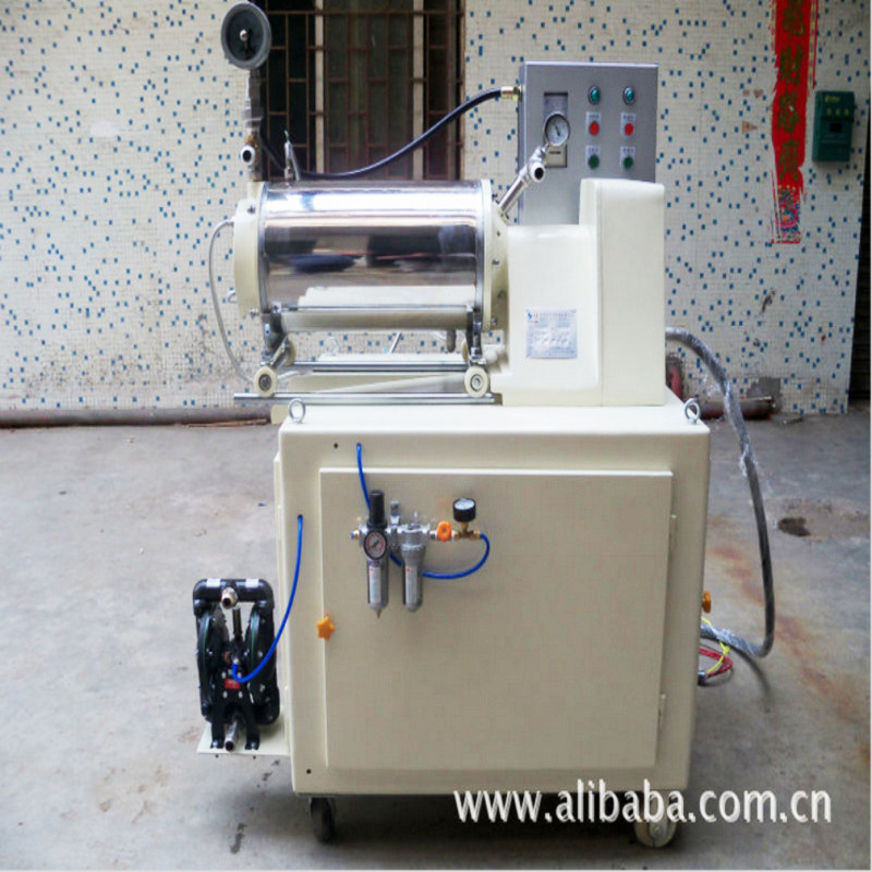 供应5-50L卧式砂磨机 工业民用不变色研磨设备油漆工业涂料砂磨机