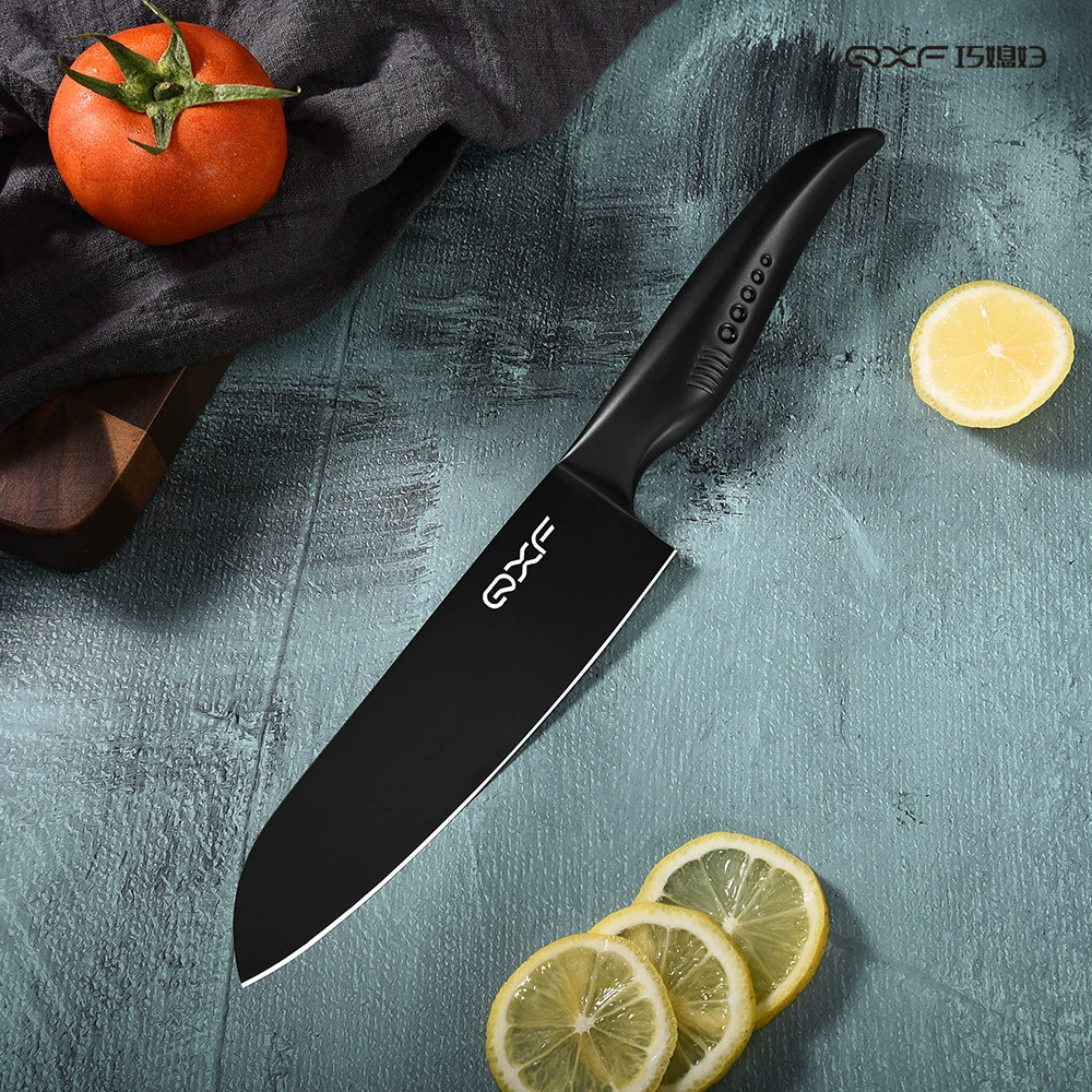 Кухонный универсальный нож серии Black Shark от巧媳妇, нож для резки мяса, чернение, нержавеющая сталь