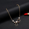 Fashionable universal necklace from pearl, pendant, chain for key bag , accessory, Amazon, simple and elegant design