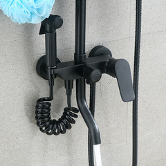新啟源四檔花灑淋浴套裝 銅體歐式浴室花灑恆溫龍頭沐浴器淋雨套