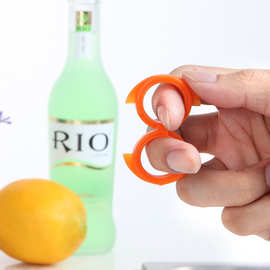 创意剥皮器 厂家批发厨房小工具指环开橙子剥皮器 8字剥橙器