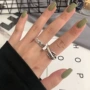 开口定制复古个性指环