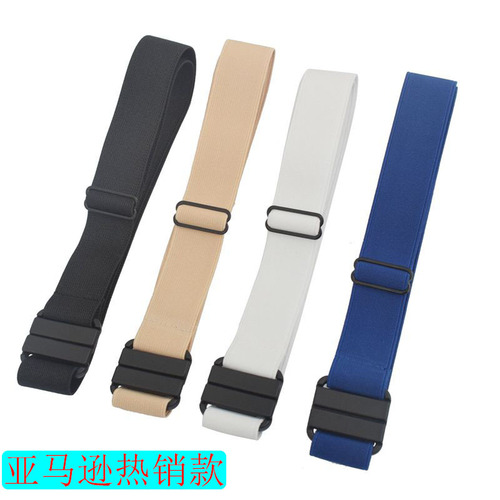 Amazon Adjustable Stretch Belt Slim Fit Elastic Invisible Belt Simple Lazy Belt