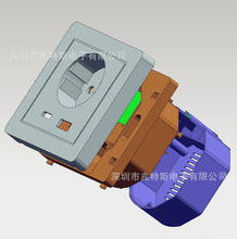 智能开关WiFi插座塑胶外壳定制开发