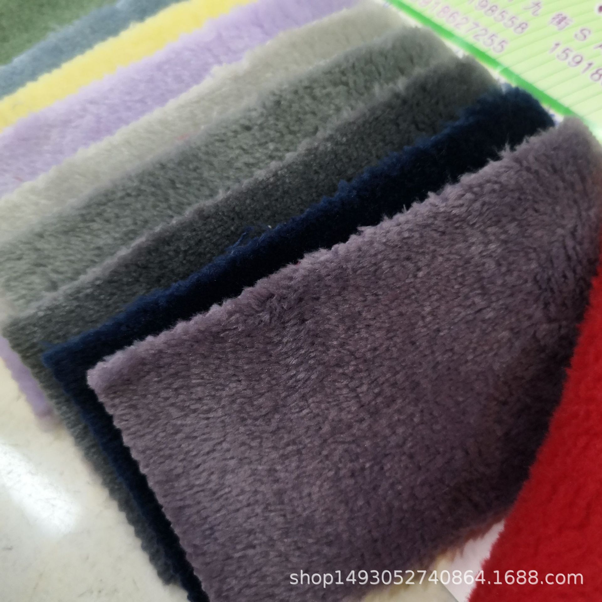 现货 双面法兰绒面料360G/M2加厚珊瑚绒绒布 睡衣家居服毯子布料-阿里巴巴