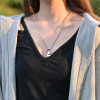 Brand necklace stainless steel, chain hip-hop style, simple and elegant design, internet celebrity