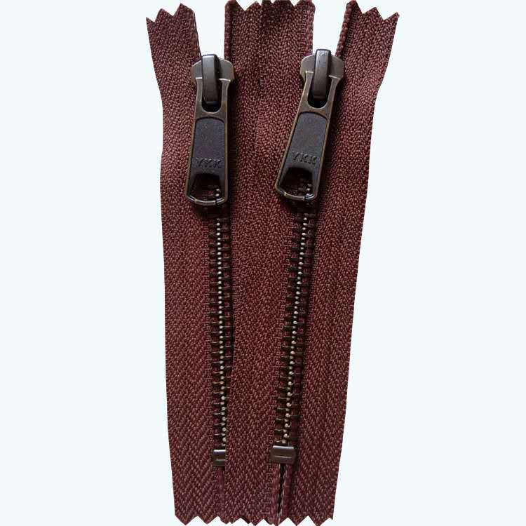 YKK正品 ykk金属铜牙拉链批发 YKK5号青古铜闭尾大长牌拉头