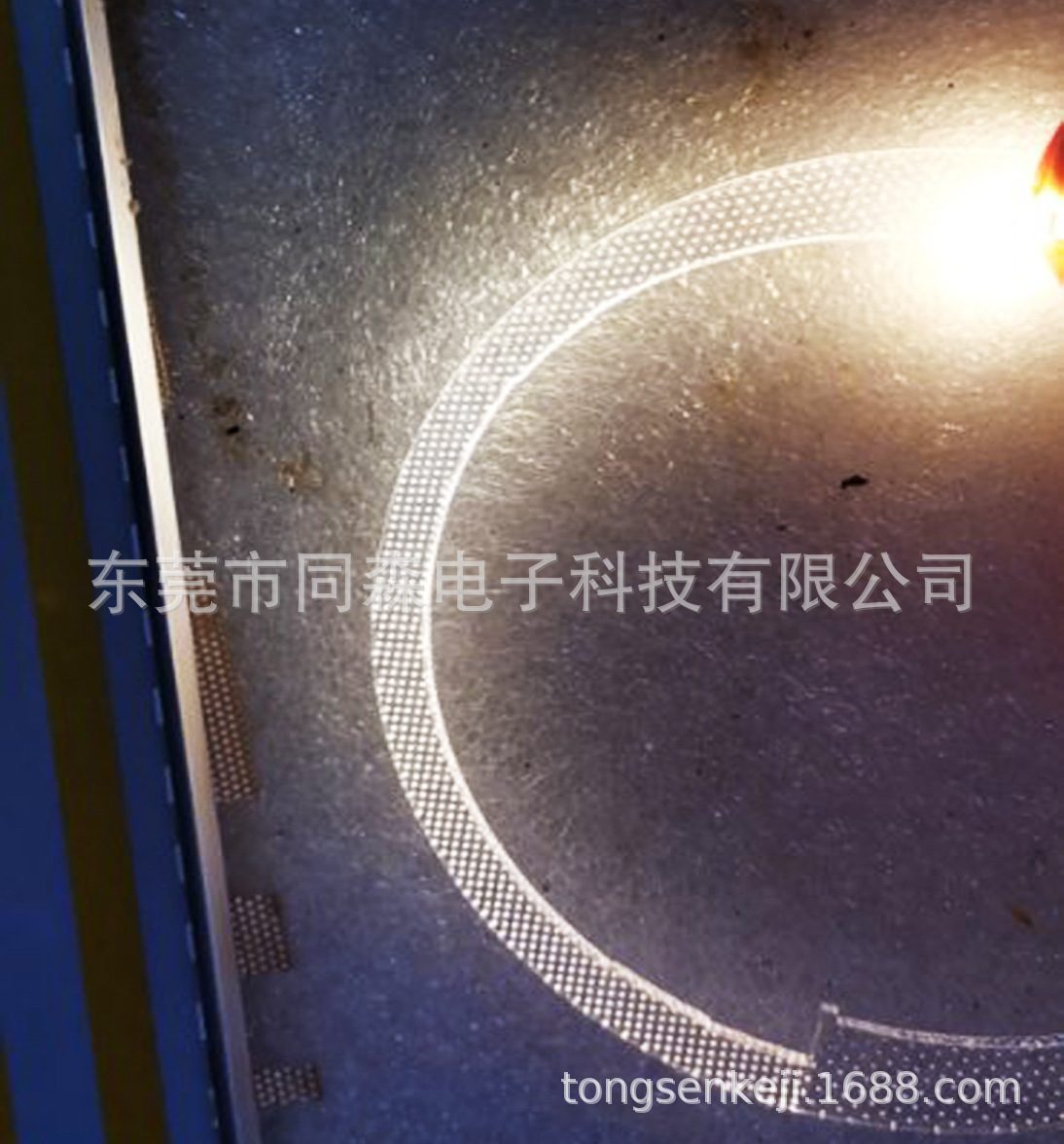 化妆镜导光板亚克力导光环加工 LED彩色导光板发光片加工