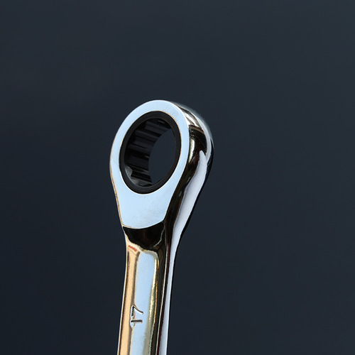 72-tooth ratchet dual-purpose wrench, auto repair hardware tool, fixed head, automatic opening, plum blossom quick dual-purpose wrench