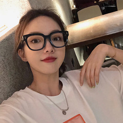G Snow Pearle Vintage Rice Nail Anti-blue Light Glasses M Xiaohongshu Style Finished Myopia Glasses Anti-blue Light Plain