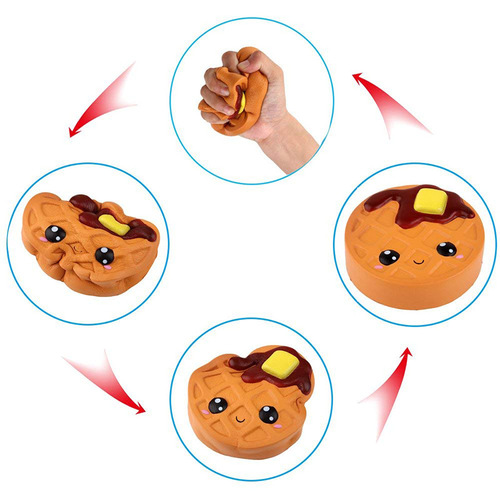 New Squishy Chocolate Sandwich Cookies with Slow Recovery, Cute Simulated Soft Food Children's Toy