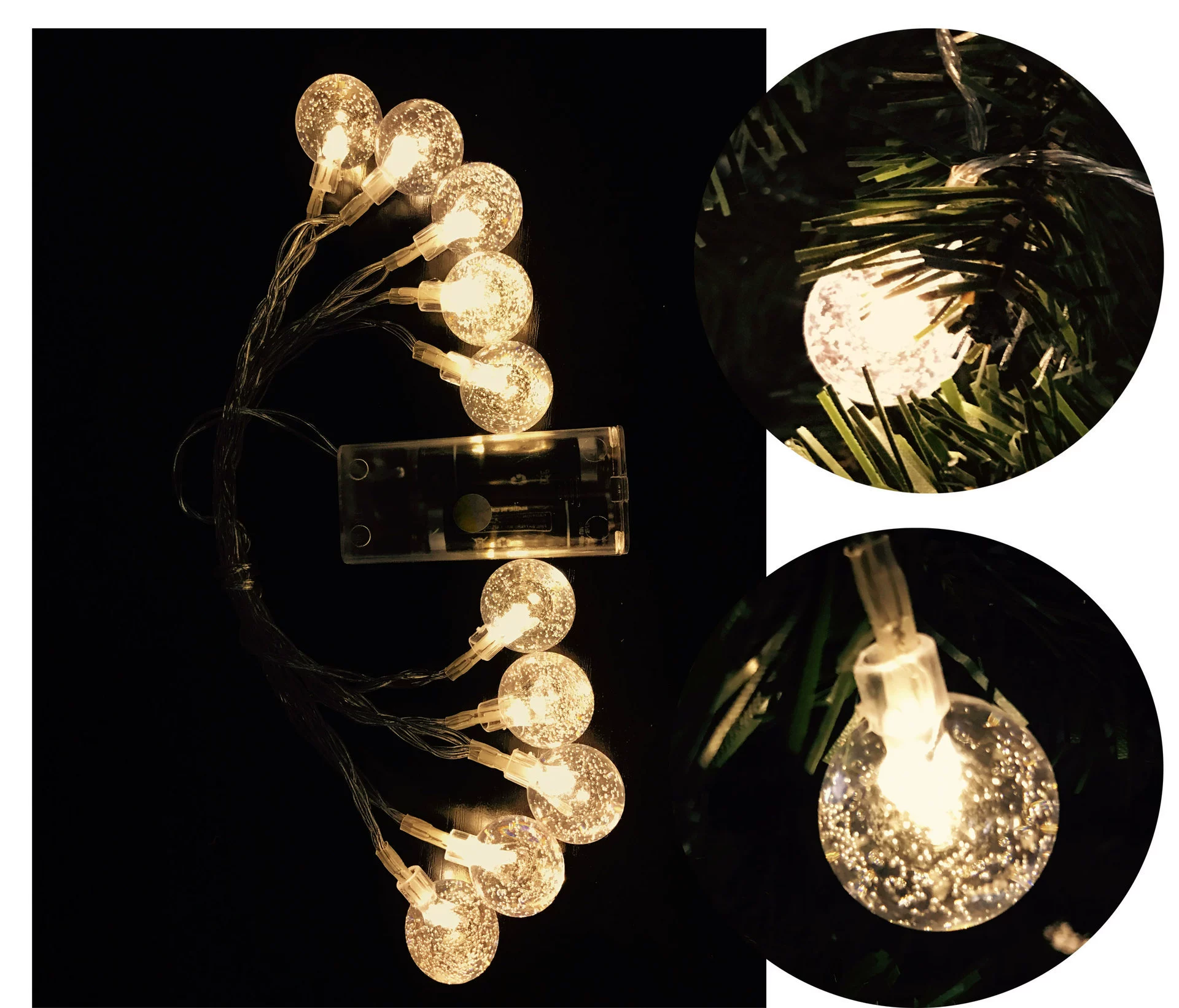 LED цветная световая гирлянда фонарь пузырь Board Ball Ball Lights Рождество, День свадьбы на улице