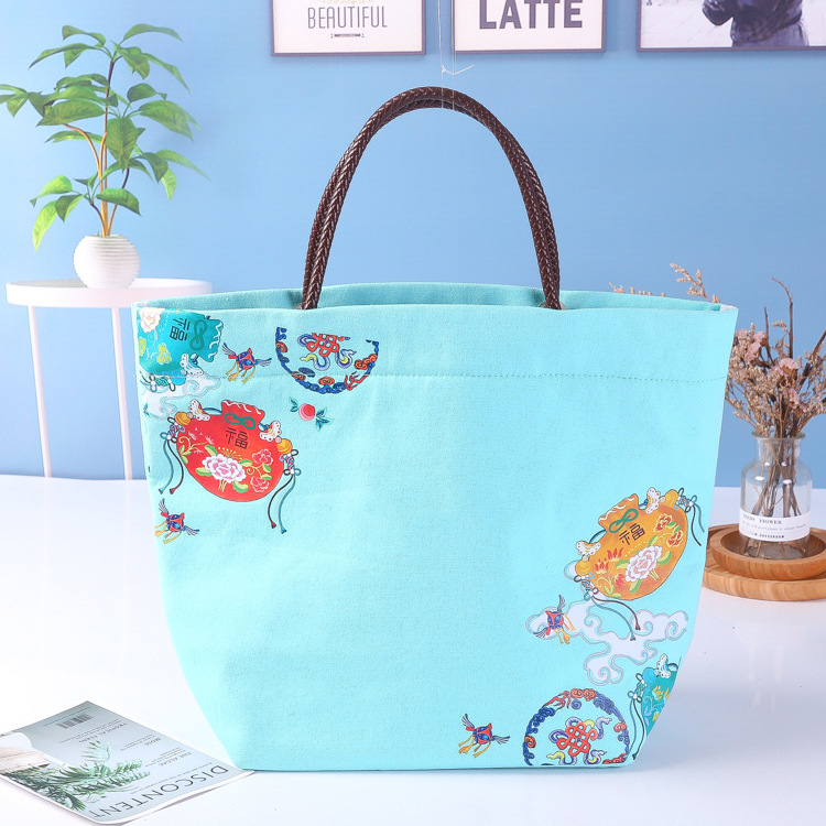 帆布冷藏保温袋 牛津布便当野餐冰包手提蛋糕拉链保温包