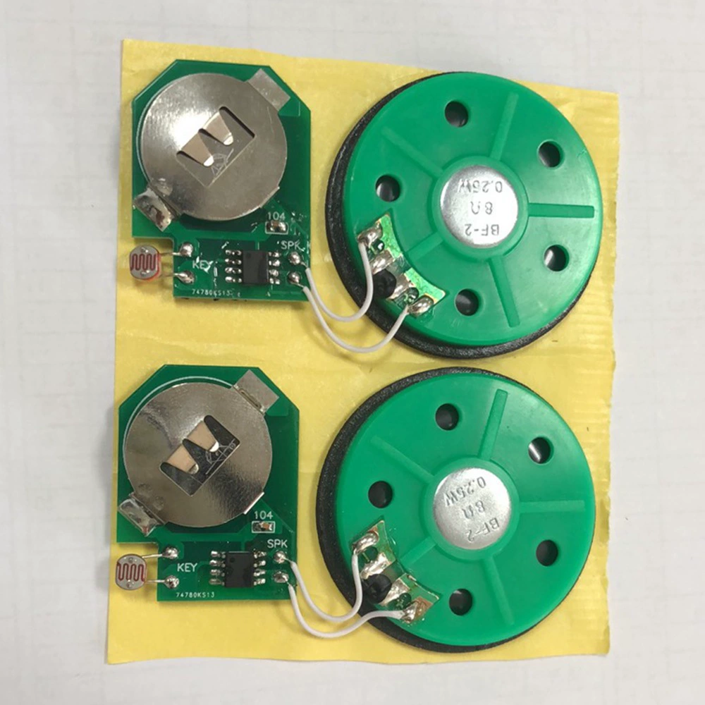 Управляемая светом поздравительная открытка движение голос-фиксированное управление светом движение свет звучит для меня и моей родины тема песни великая сила славы