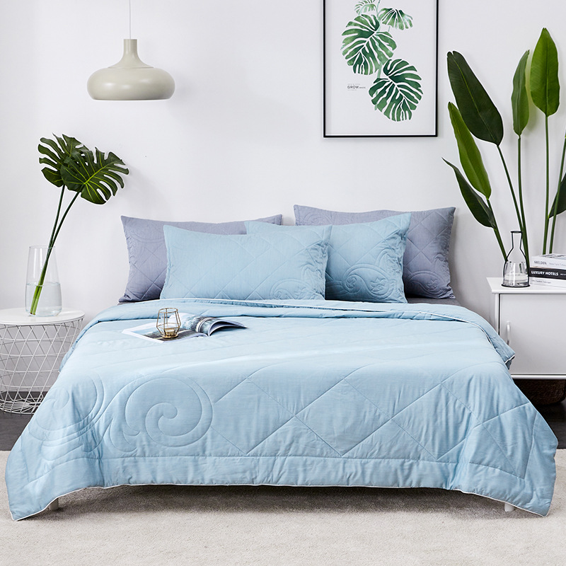 郎氏家纺莫代尔抗菌负离子羊毛空调被夏被夏凉被一件代发微商代理|ms