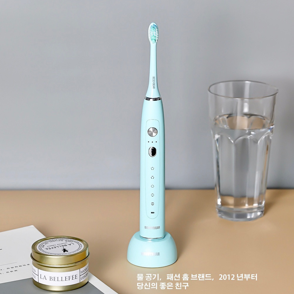 Cup Bear [New Adult Toothbrush-Light Blue]