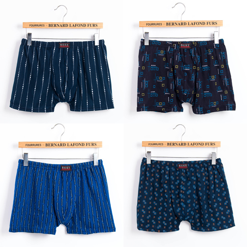 Stall five yuan model men's boxer shorts non-pure cotton breathable boxer shorts boys shorts head a generation of hair