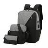 Men's capacious backpack, fashionable bag, laptop for elementary school students, for secondary school