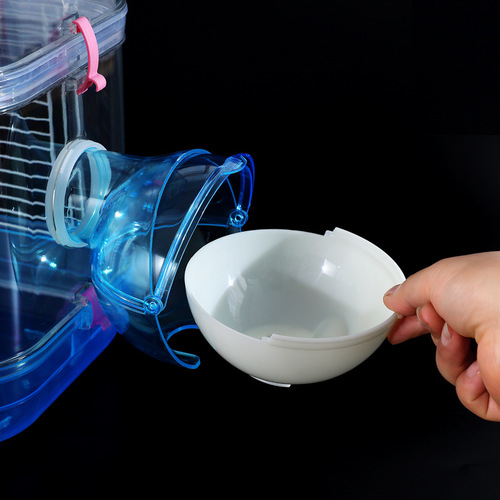 Petpol hamster external bathroom, spherical external bath room, sauna room can be connected to an external acrylic cage and wire cage