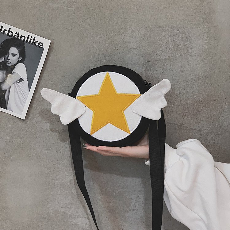 اليابانية أزياء جديد لطيف الكرتون ماجيك ساكورا قماش الكتف حقيبة فتاة لطيف مضحك محفظة بالجملة display picture 104