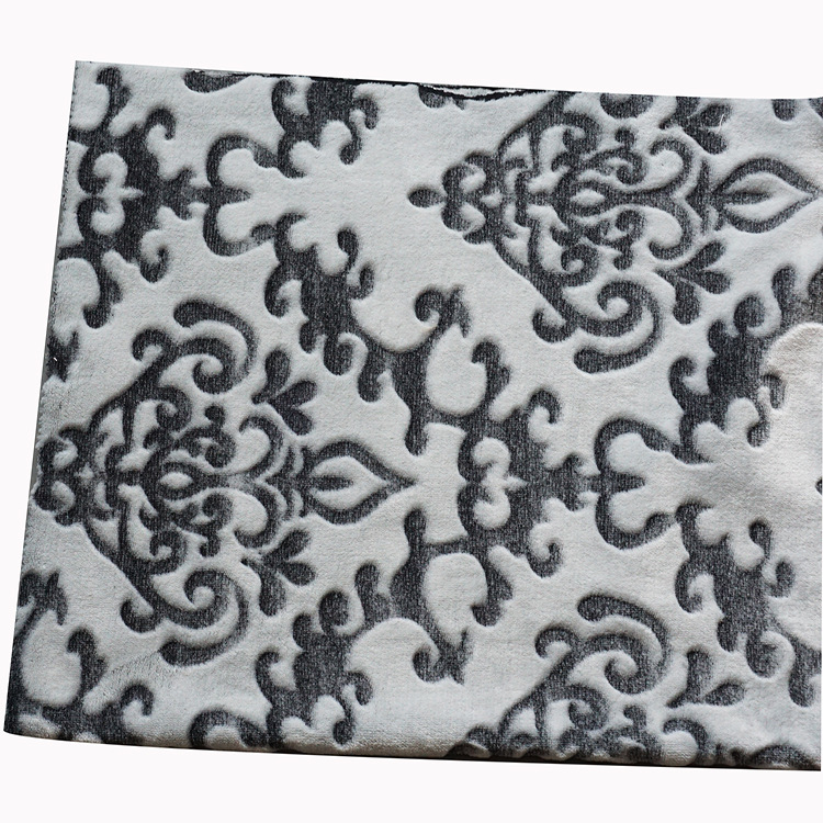 背印剪花立体法兰绒 双面法兰绒 睡衣地毯地垫家纺玩具面料 可定