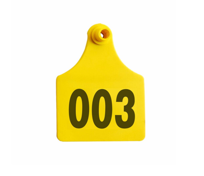 TPU láser escribiendo signo de oreja de ganado con palabra cabeza de cobre macho clavo de vaca signo de oreja grande Etiqueta de oreja de ganado extra grande