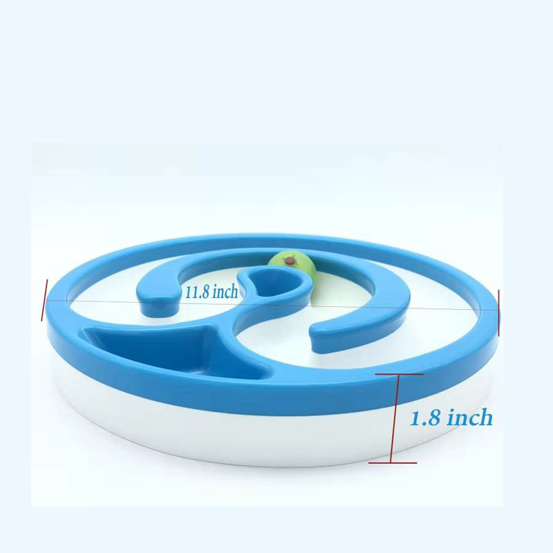 新款亞馬遜ebay寵物貓玩具轉盤 發(fā)聲發(fā)光球益智互動逗貓玩具轉盤