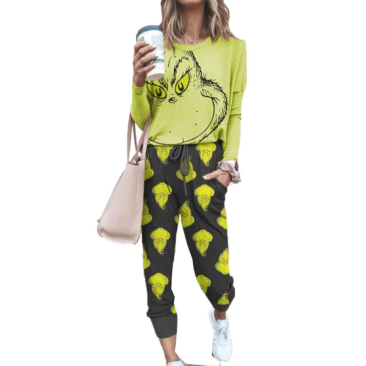 Grinch Hoodie Set