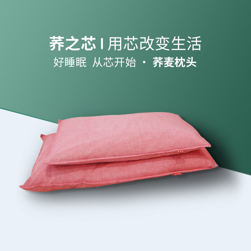 水洗棉枕头护颈保健荞麦皮纯棉家居学生宿舍酒店宾馆布草枕芯批发