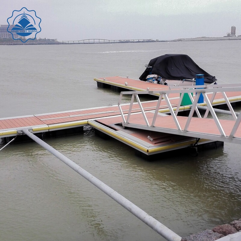Marina manufacturers supply processing aluminum alloy frame pontoon water landscape pontoon dock plank road