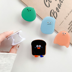 Air bag holder, creative telescopic lazy glue cartoon mobile phone holder, gift company LOGO ring buckle