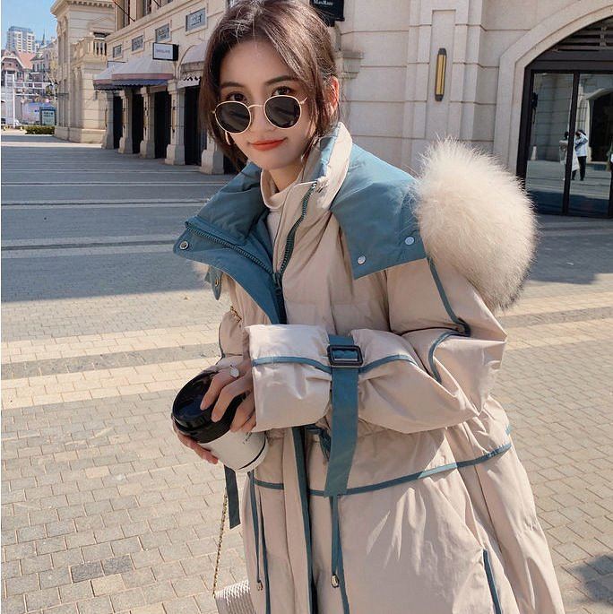 2020 Winter clothes new pattern Cotton Mid length version cotton-padded clothes Korean Edition Easy cotton-padded jacket Little thickening keep warm coat