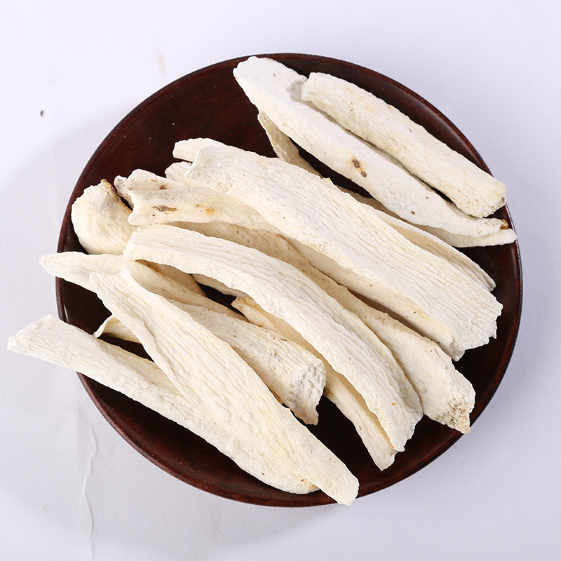 Dried Chinese Yam Slices Tie Gun Shan Yao Bulk 500g Low Temperature Baked for Soup Congee and Powder Making preparation