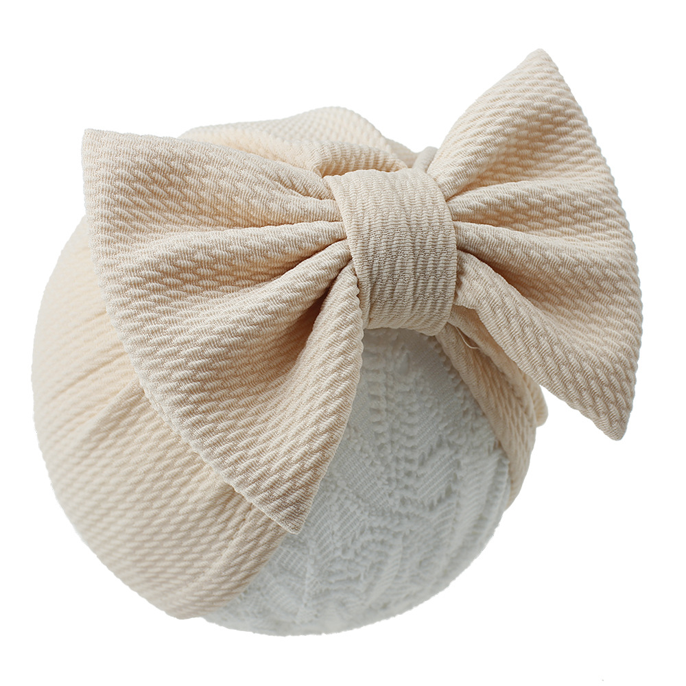 Big Bow Baby Hat 18 Colors New Baby Hat Wholesale display picture 3