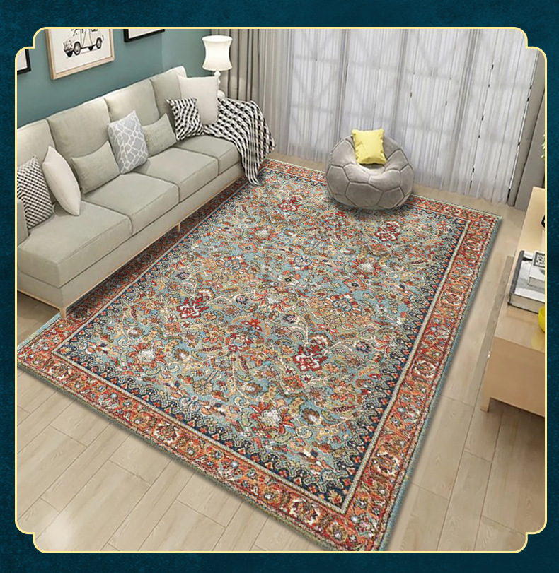 民族风地毯,中式地毯,卧室地毯,客厅地毯,地毯跨境,地毯定制,地垫